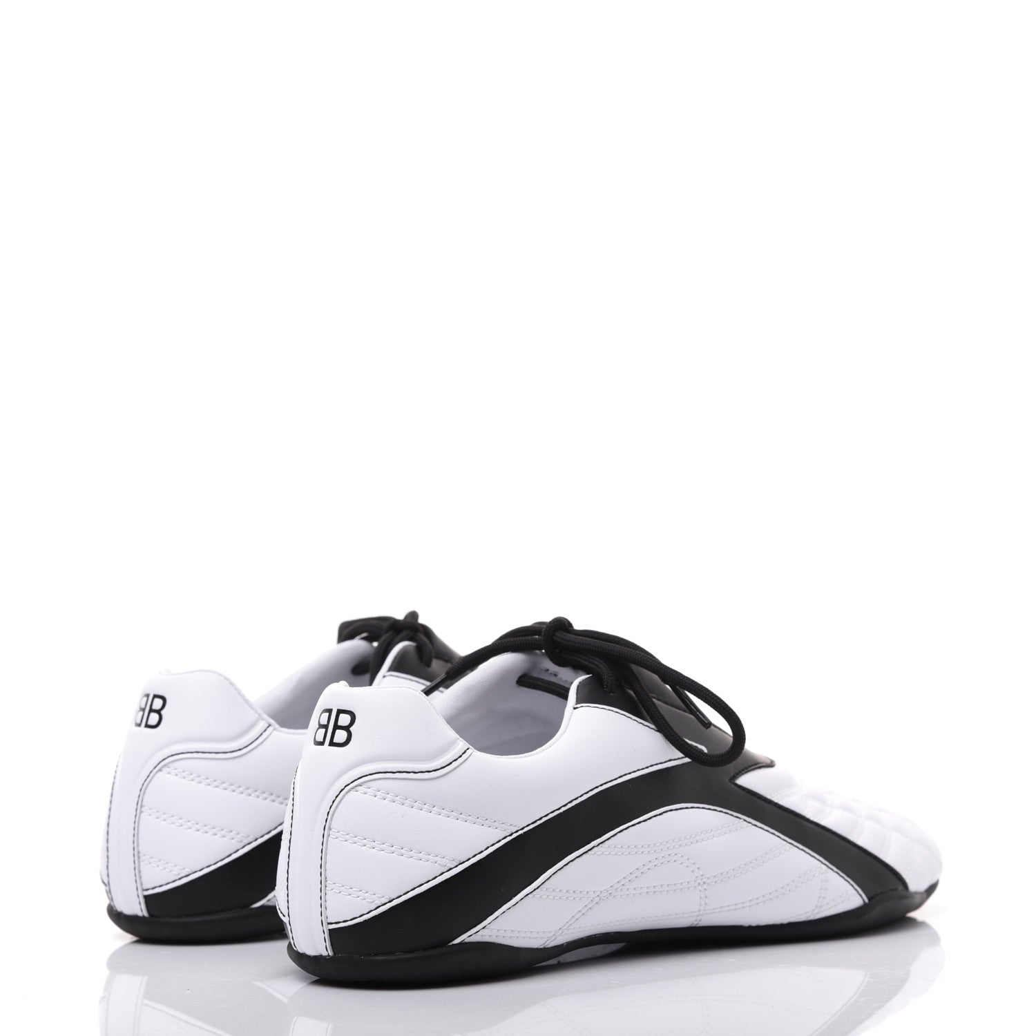 Balenciaga Polyurethane Womens Zen Sneakers 41 White Black 4 of 8