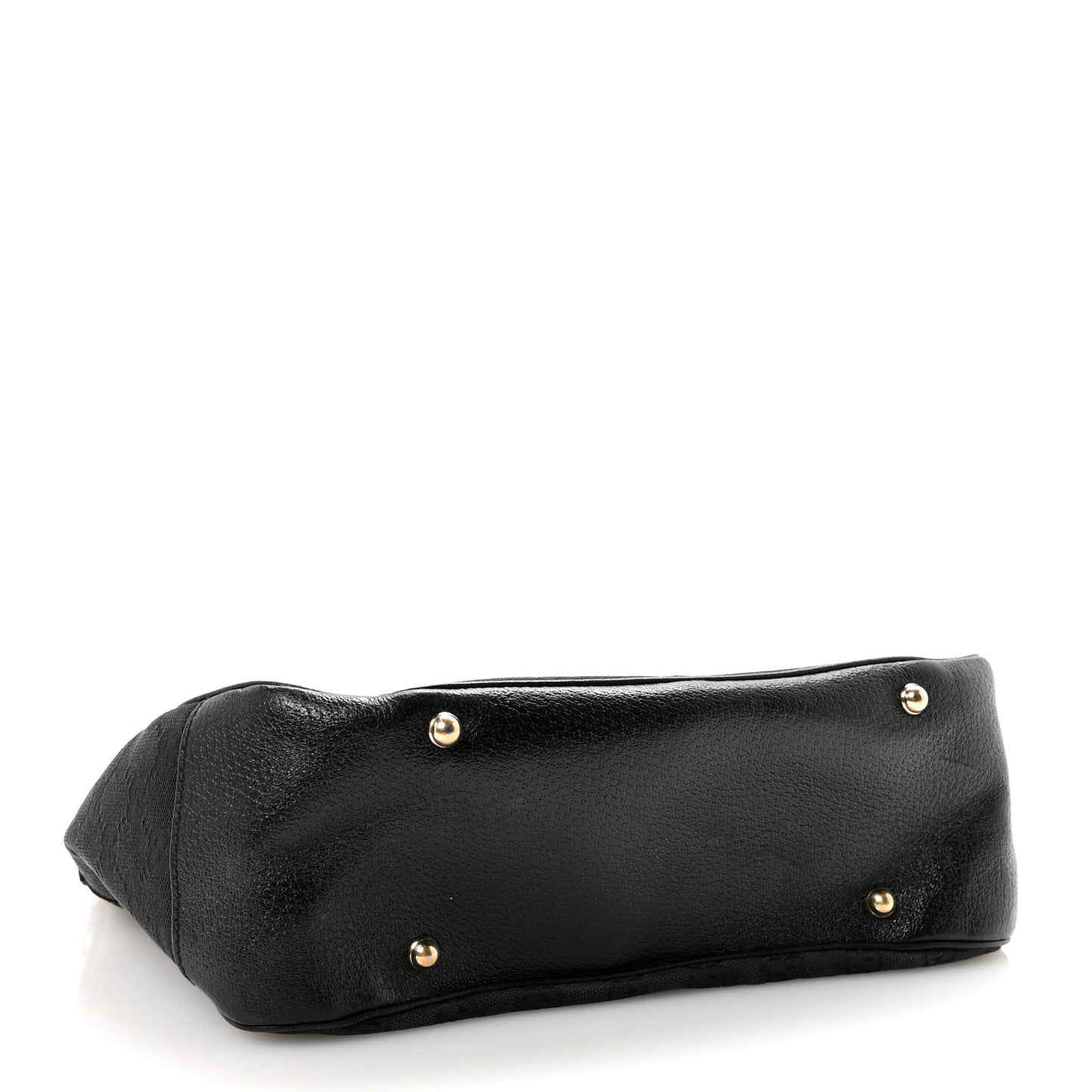 Monogram Bamboo Medium Top Handle Bag Black