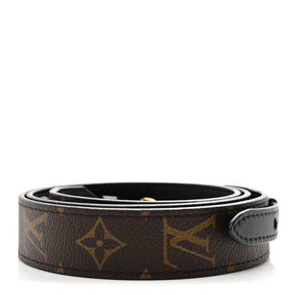 Louis Vuitton Monogram Bandouliere Shoulder Strap XL Black 2 of 5