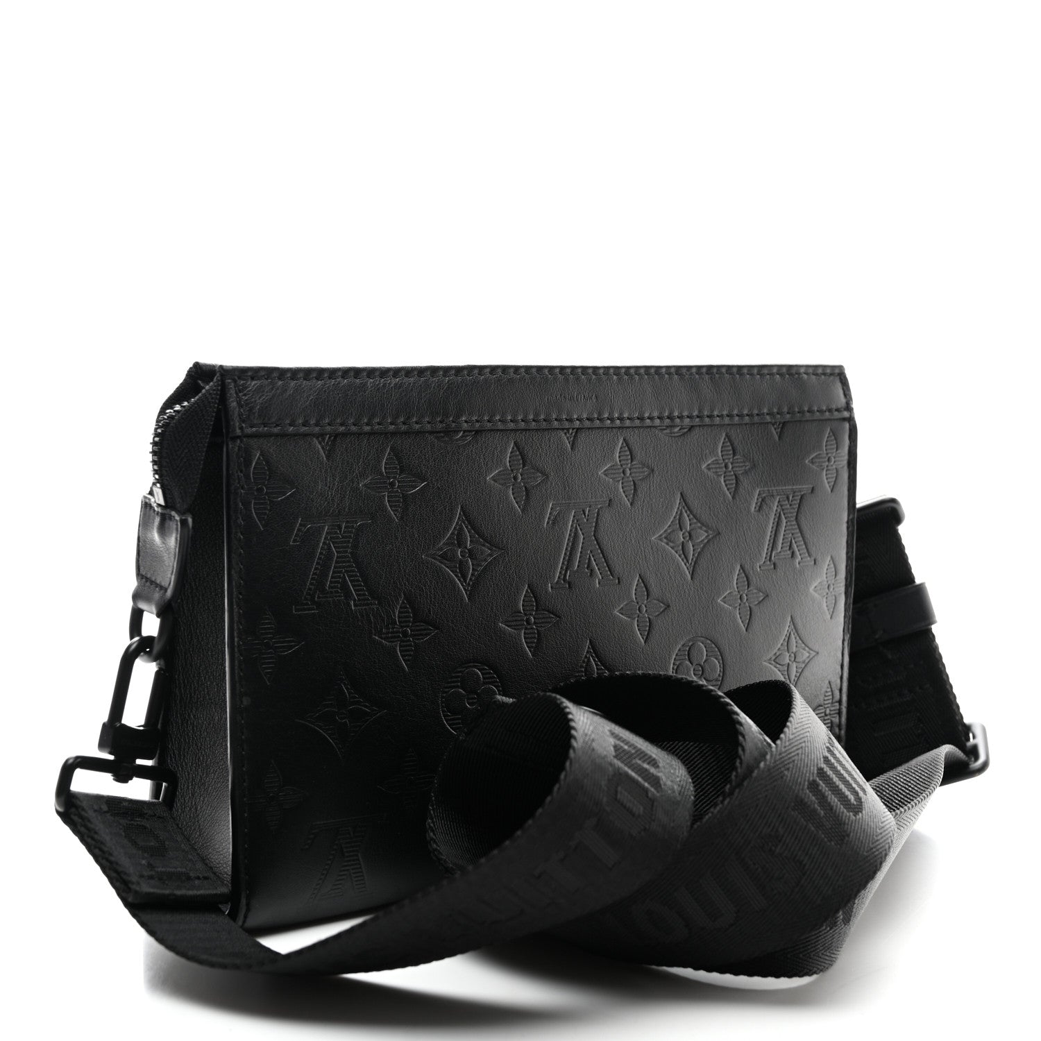 Louis Vuitton Calfskin Monogram Shadow Gaston Wearable Wallet 3 of 10