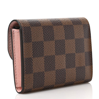 Louis Vuitton Damier Ebene Rosalie Coin Purse Rose Ballerine 3 of 6