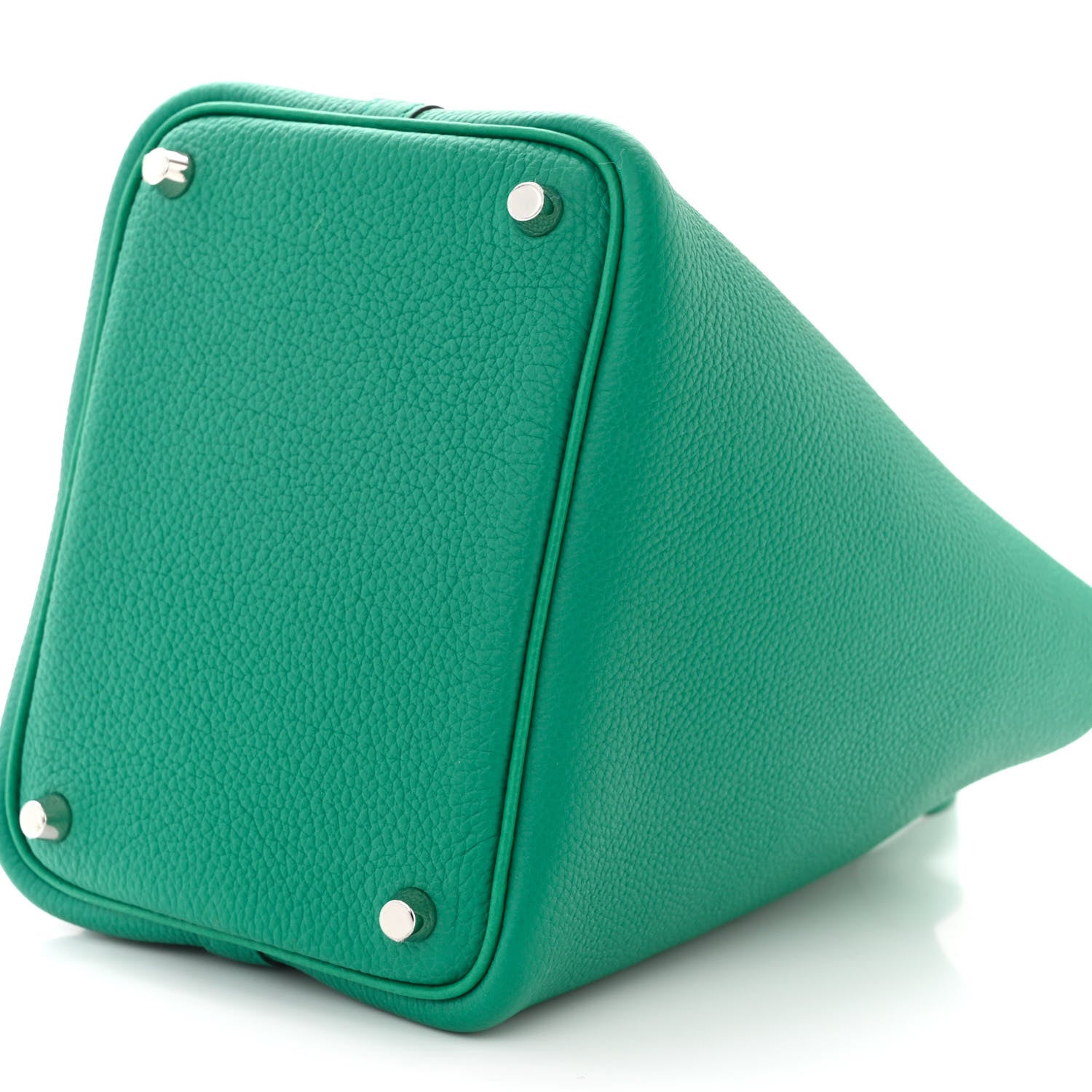 Hermes Taurillon Maurice Picotin Lock 18 PM Vert Jade 10 of 10