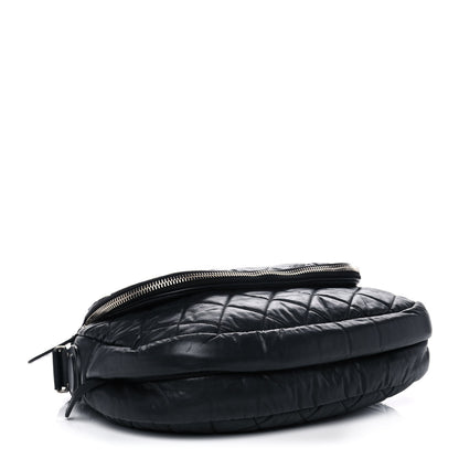 Chanel Nylon Quilted Coco Cocoon Messenger Black 4 of 14
