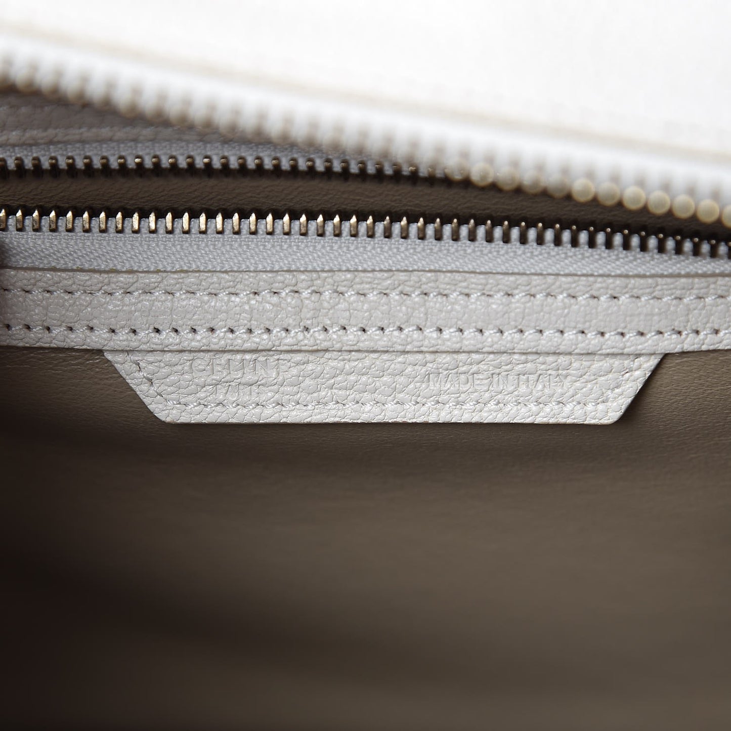 Goatskin Micro Luggage White