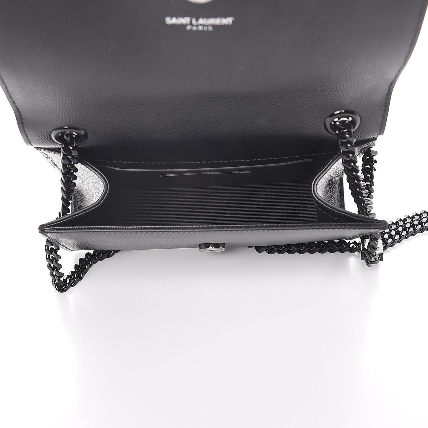 Grain De Poudre Small Monogram Kate Satchel Black