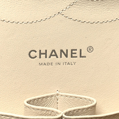 Chanel Caviar Quilted Jumbo Double Flap Ivory 6 of 12