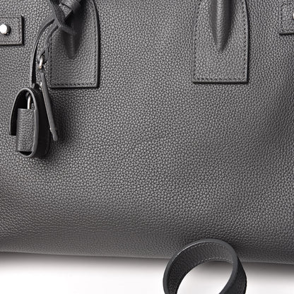 Saint Laurent Grained Calfskin Small Supple Sac De Jour Grey 15 of 15