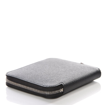 Hermes Epsom Silk'in Compact Wallet Black 3 of 8