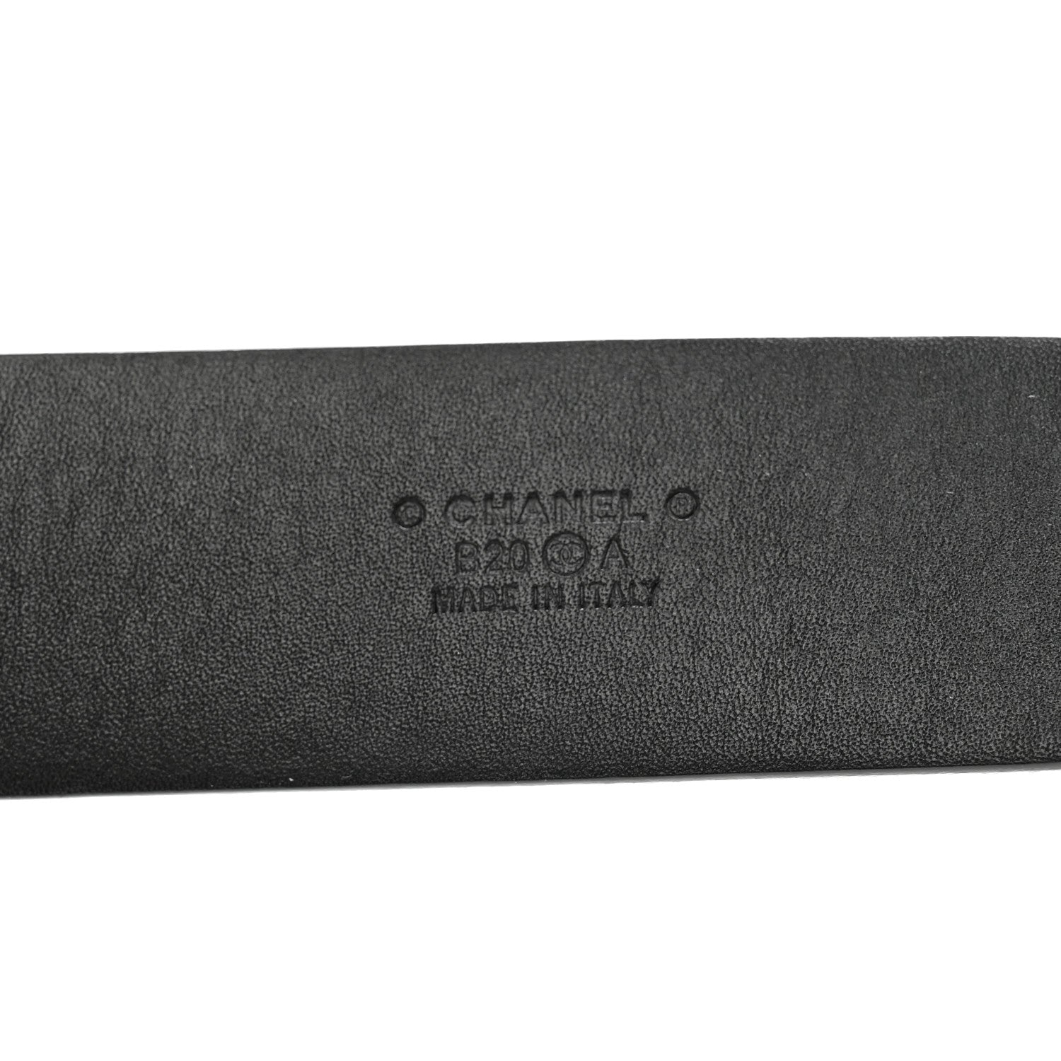 Chanel Calfskin Pearl Crystal CC Belt 90 36 Black 5 of 12