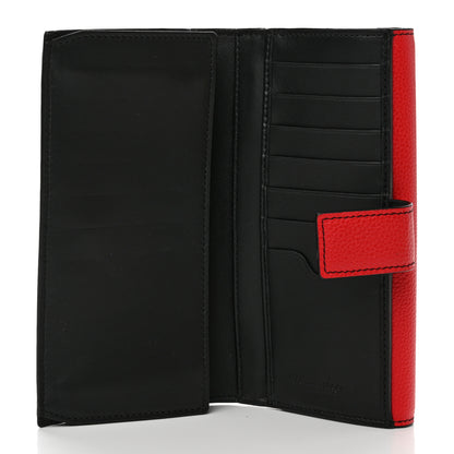 Alexander McQueen Calfskin Skull Continental Wallet Red 7 of 9