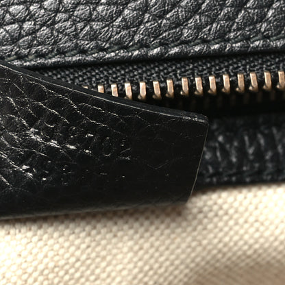 Gucci Calfskin Medium GG Marmont Top Handle Bag Black 7 of 11