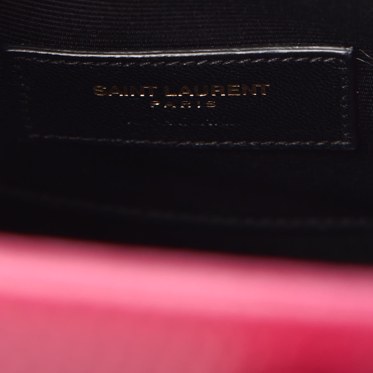 Saint Laurent Grained Calfskin Baby Sac De Jour Lipstick Fuchsia 6 of 10