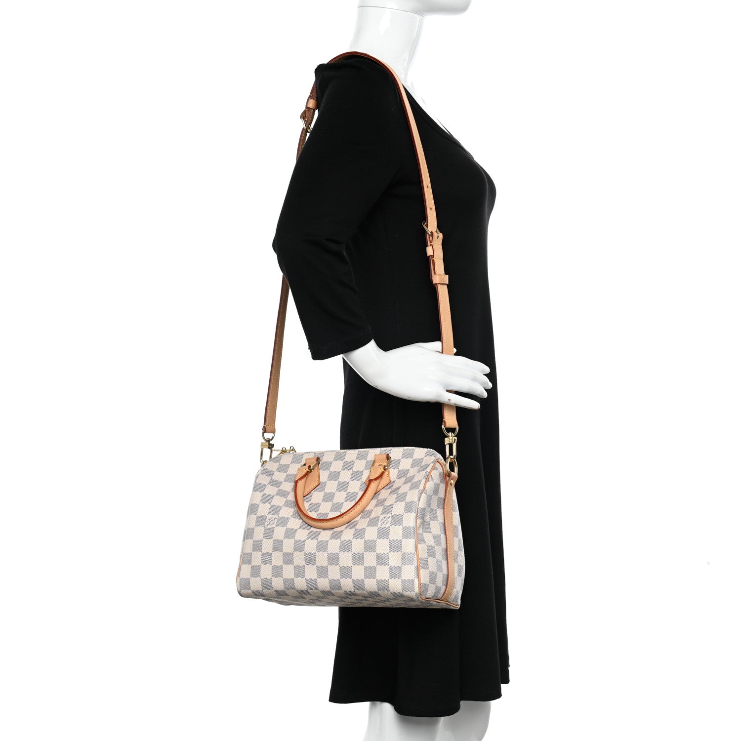 Louis Vuitton Damier Azur Speedy Bandouliere 25 2 of 11