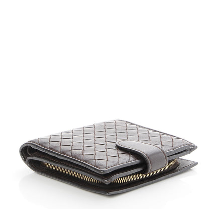 Bottega Veneta Nappa Intrecciato French Flap Wallet Ebano 4 of 8