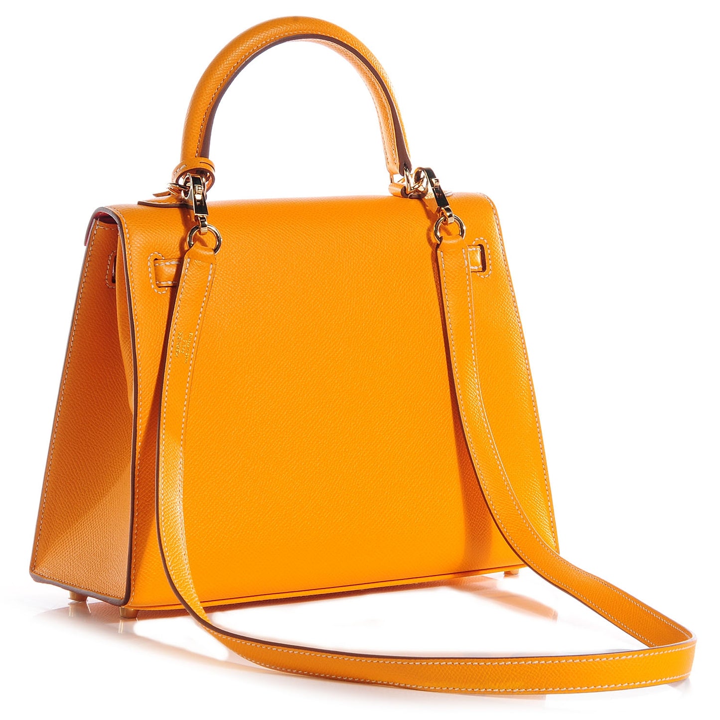 Epsom Candy Kelly Sellier 25 Jaune d'Or Feu