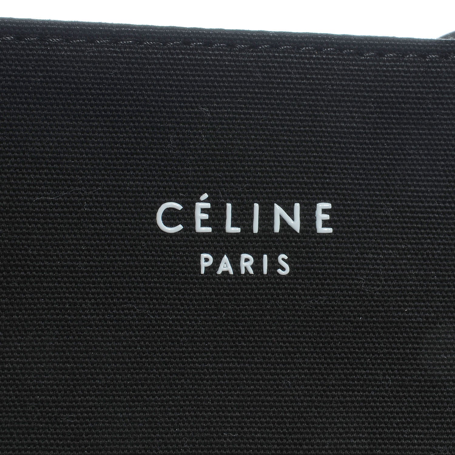 Celine Canvas Large Phantom Luggage Cabas Black White 5 of 8