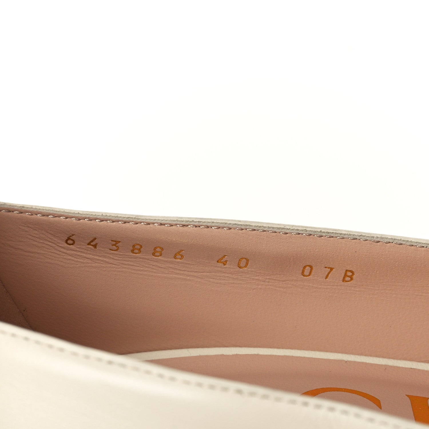Gucci Malaga Kid Horsebit 75mm Pumps 40 Mystic White 8 of 8