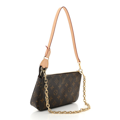 Louis Vuitton Monogram Chain Pochette Accessories 3 of 10