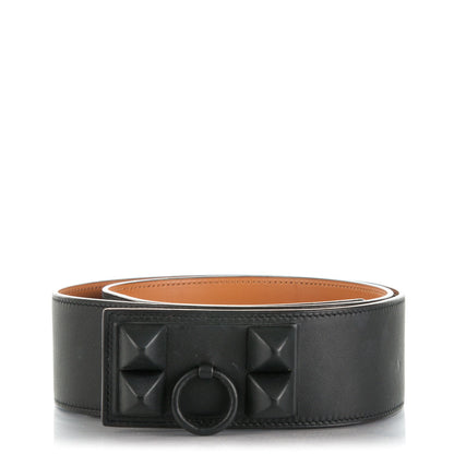Hermes Swift Collier De Chien CDC Shadow Belt 95 Black Gold 1 of 5