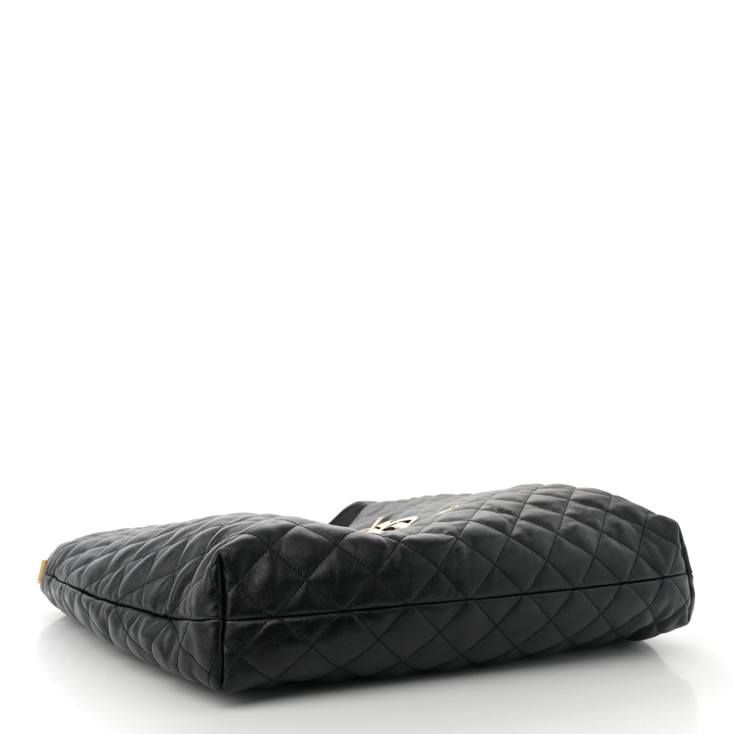 Saint Laurent Lambskin Quilted Maxi Icare Shopping Tote Black 5 of 11
