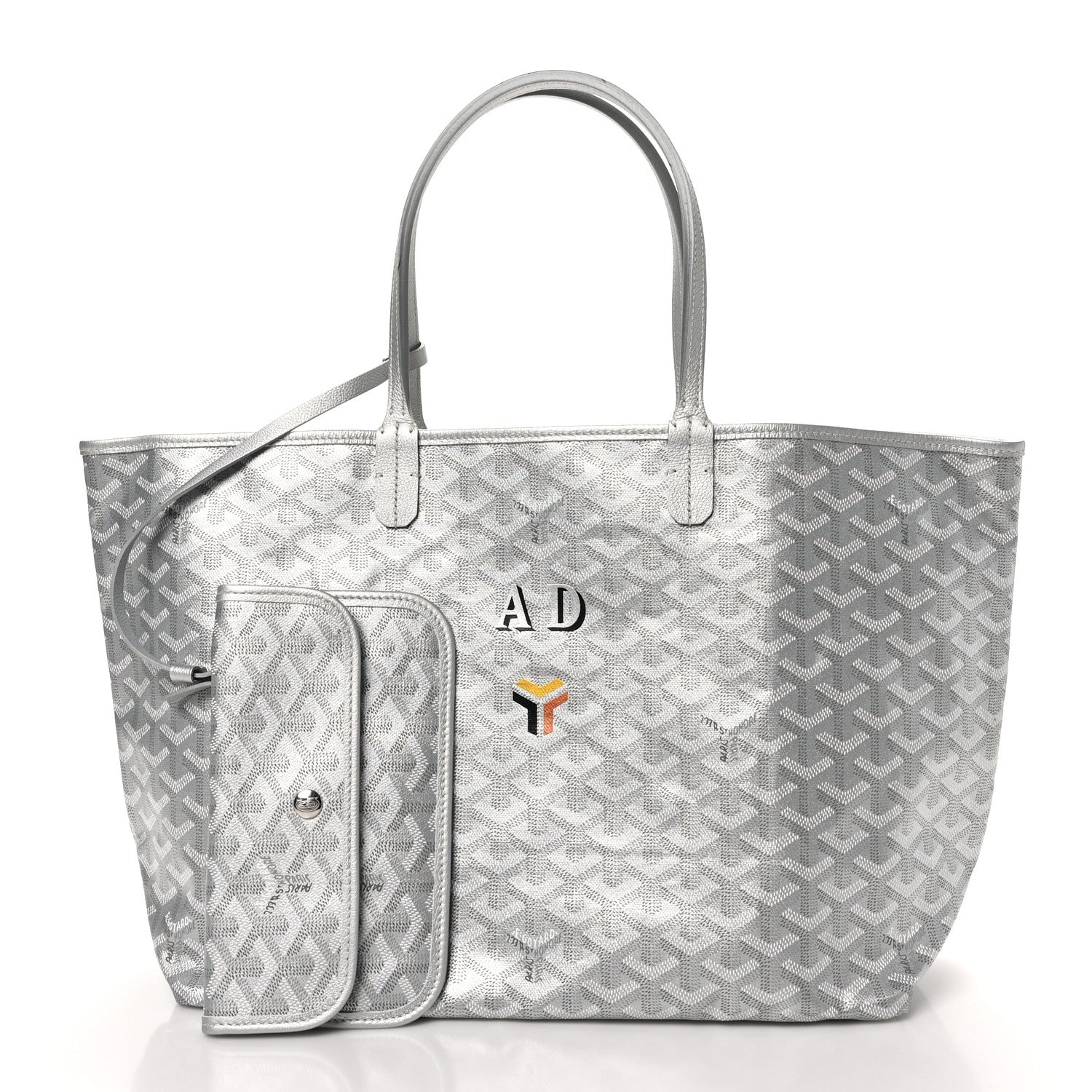 Goyard Goyardine Precious Metals Saint Louis PM Silver 3 of 12