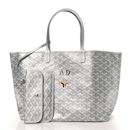 Goyard Goyardine Precious Metals Saint Louis PM Silver 3 of 12