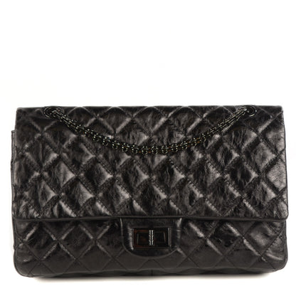 Chanel Metallic Calfskin 2.55 Reissue 227 Flap Black 1 of 8