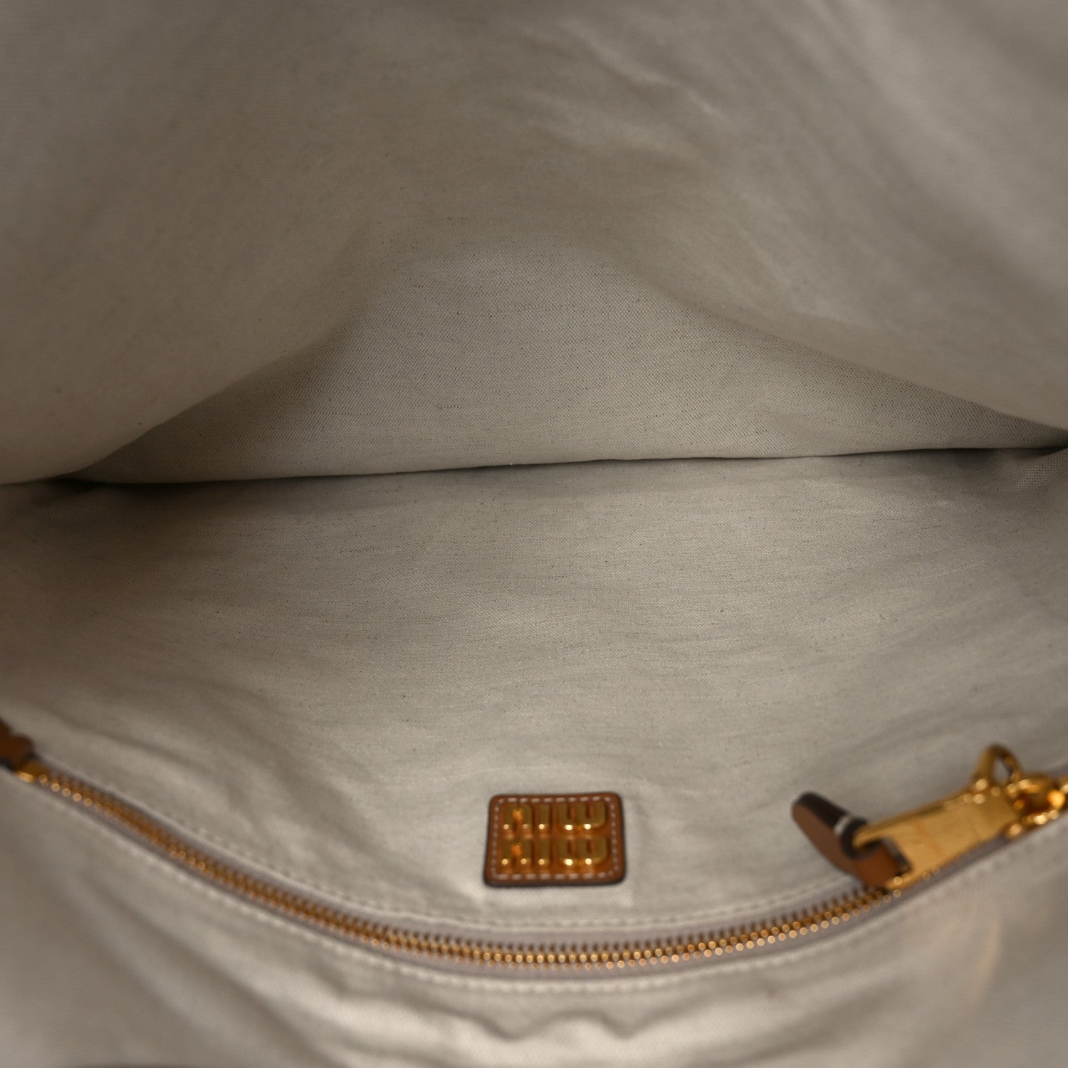 Miu Miu Nappa Ivy Bag Cognac 5 of 9