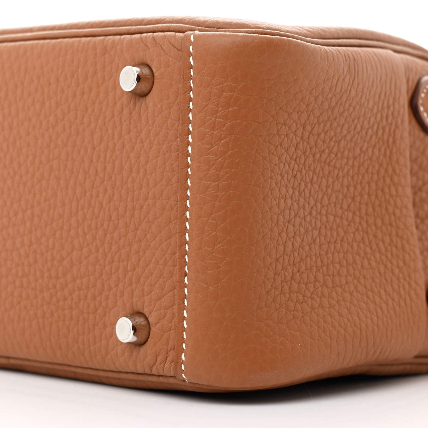 Hermes Taurillon Clemence Mini Lindy 20 Gold 10 of 11