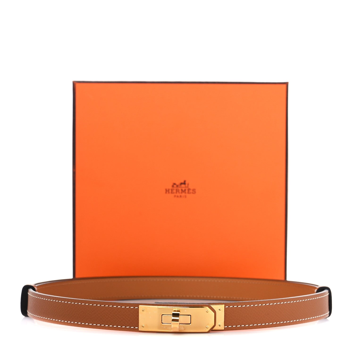 Hermes Epsom Kelly Belt Gold 7 of 7