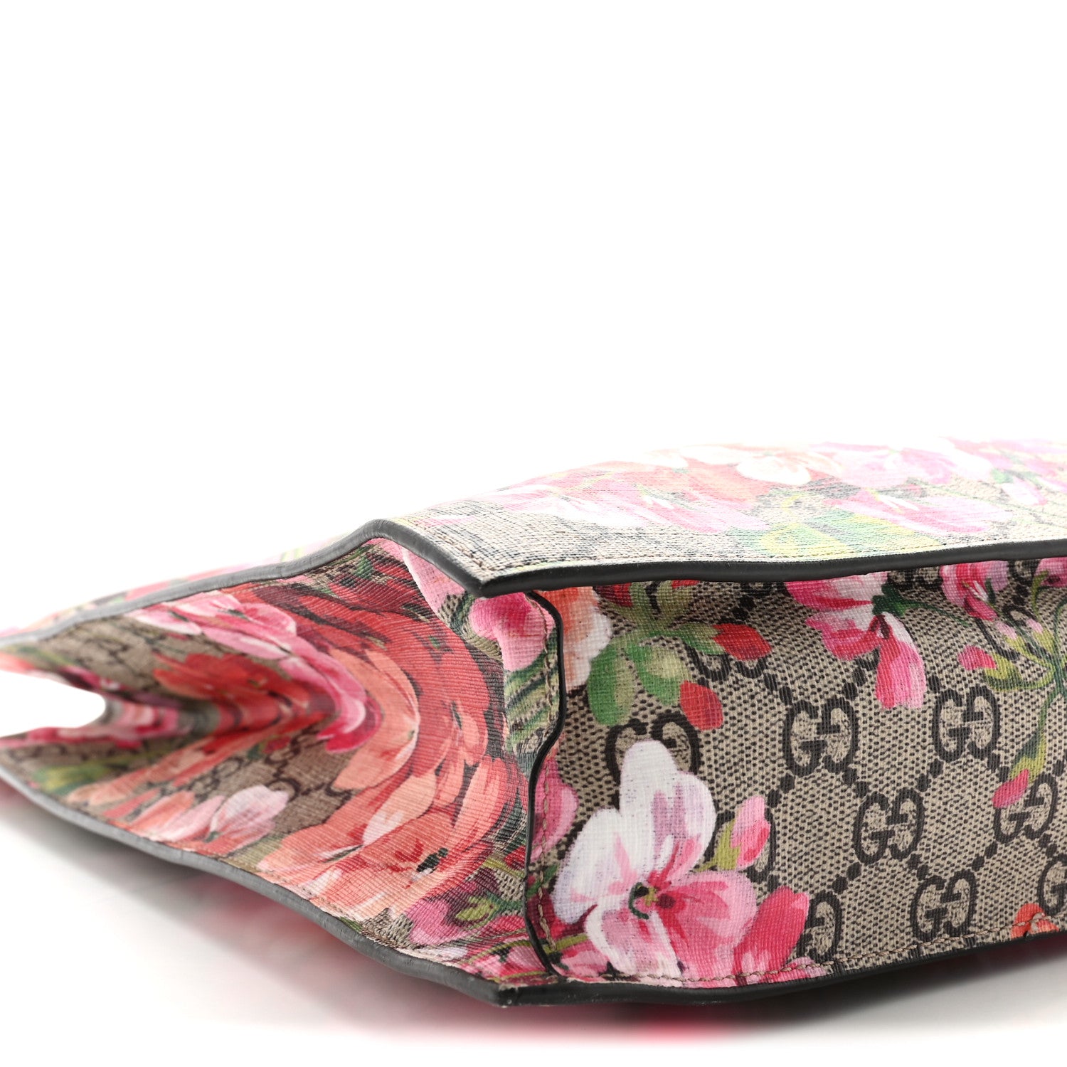 Gucci Soft GG Supreme Monogram Blooms Vertical Tote Beige Multicolor Dry Rose 9 of 10