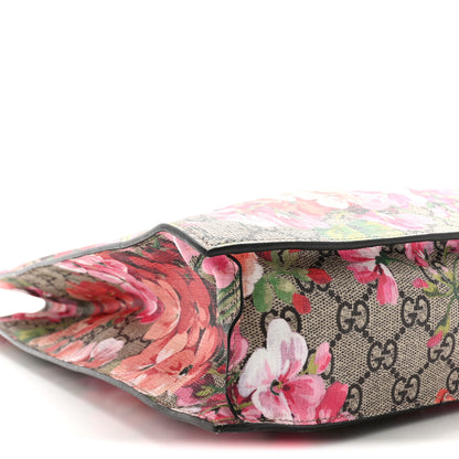 Gucci Soft GG Supreme Monogram Blooms Vertical Tote Beige Multicolor Dry Rose 9 of 10