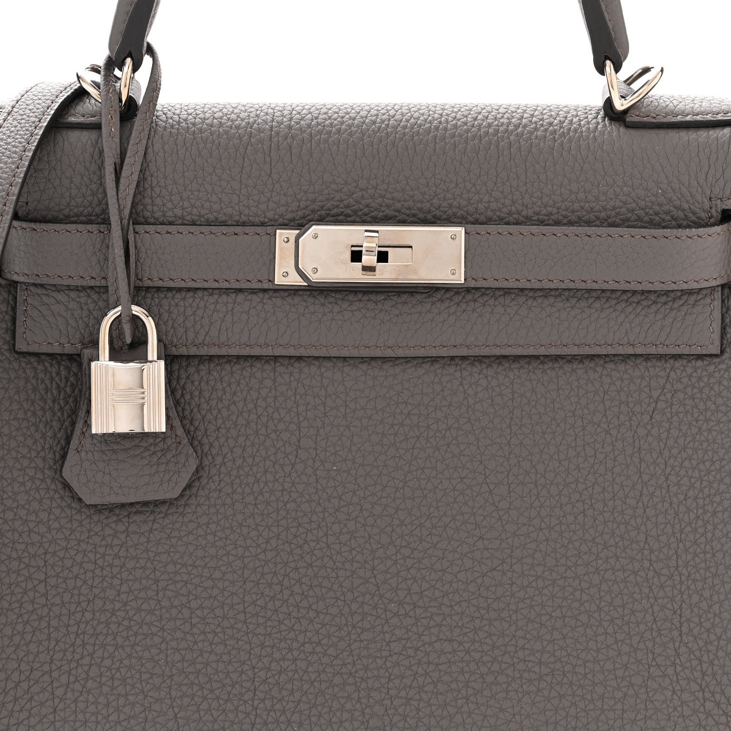 Hermes Togo Kelly Retourne 28 Etain 8 of 14