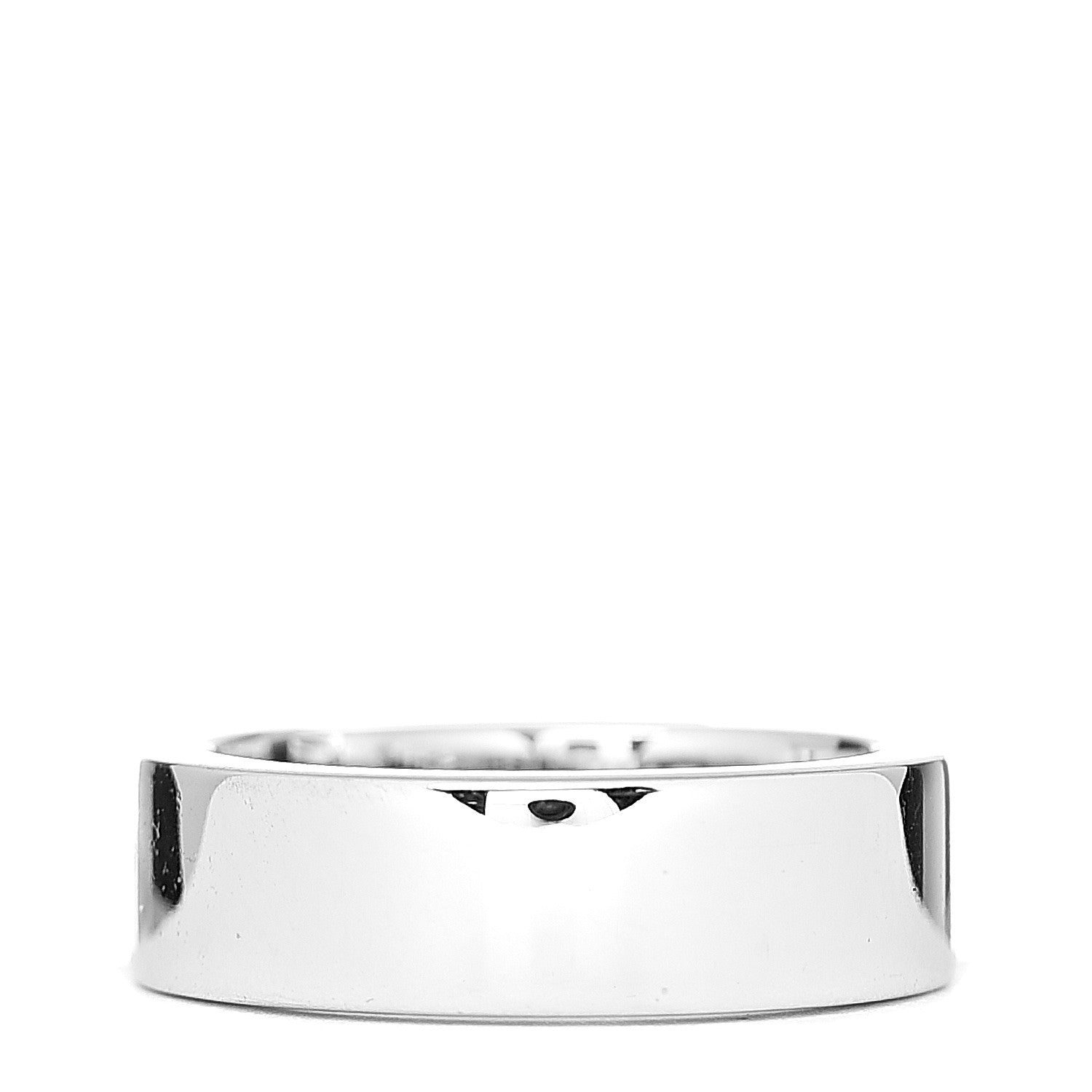 Cartier 18K White Gold Diamond Anniversary Band Ring 48 4.5 2 of 4