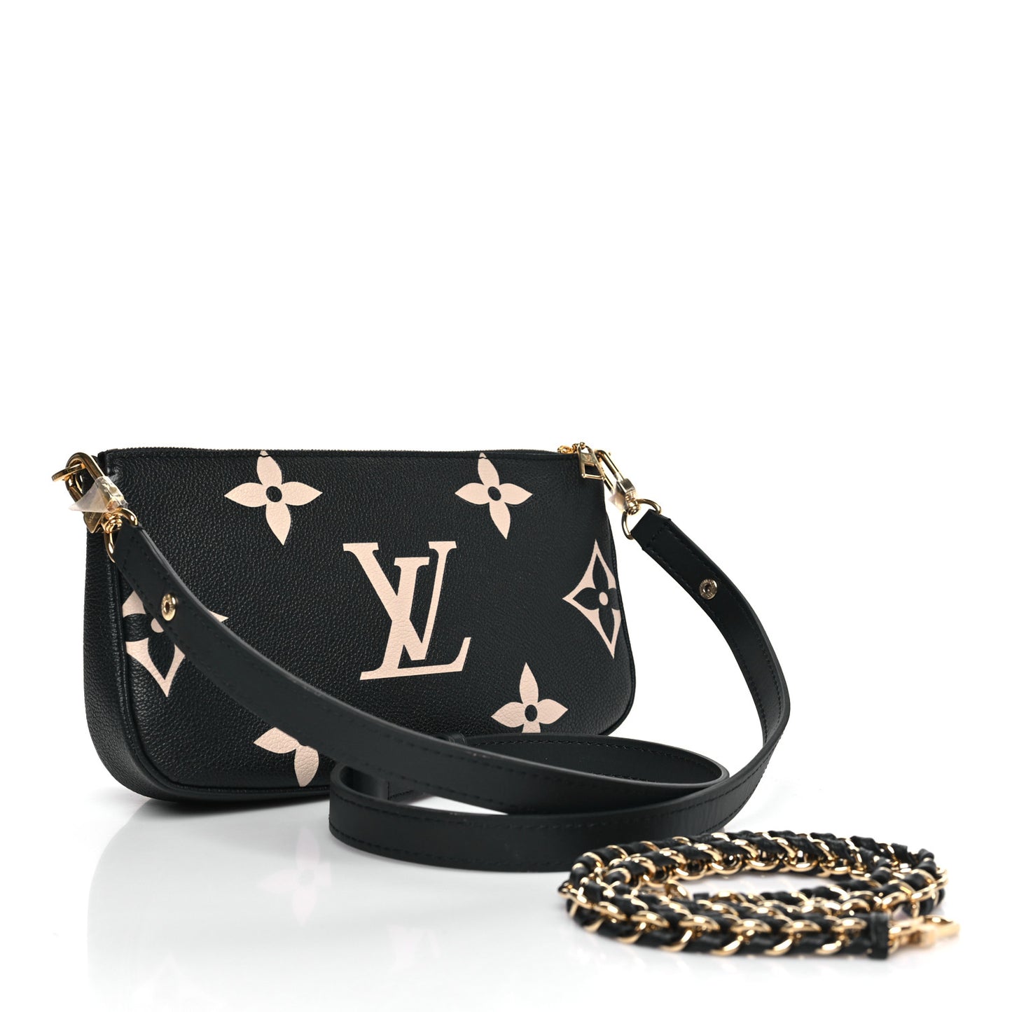 Empreinte Monogram Giant Multi Pochette Accessories Black Beige