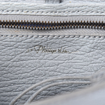 3.1 Phillip Lim 3.1 Textured Calfskin Mini Pashli Satchel Light Blue 5 of 16