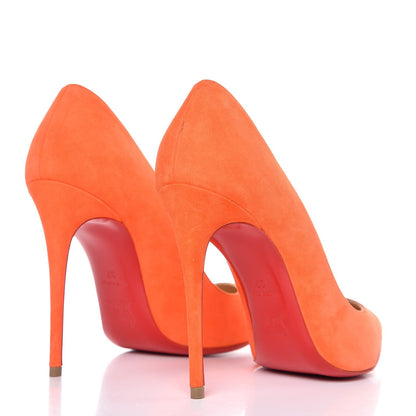 Christian Louboutin Suede So Kate 120 Pumps 37 Orange 4 of 10