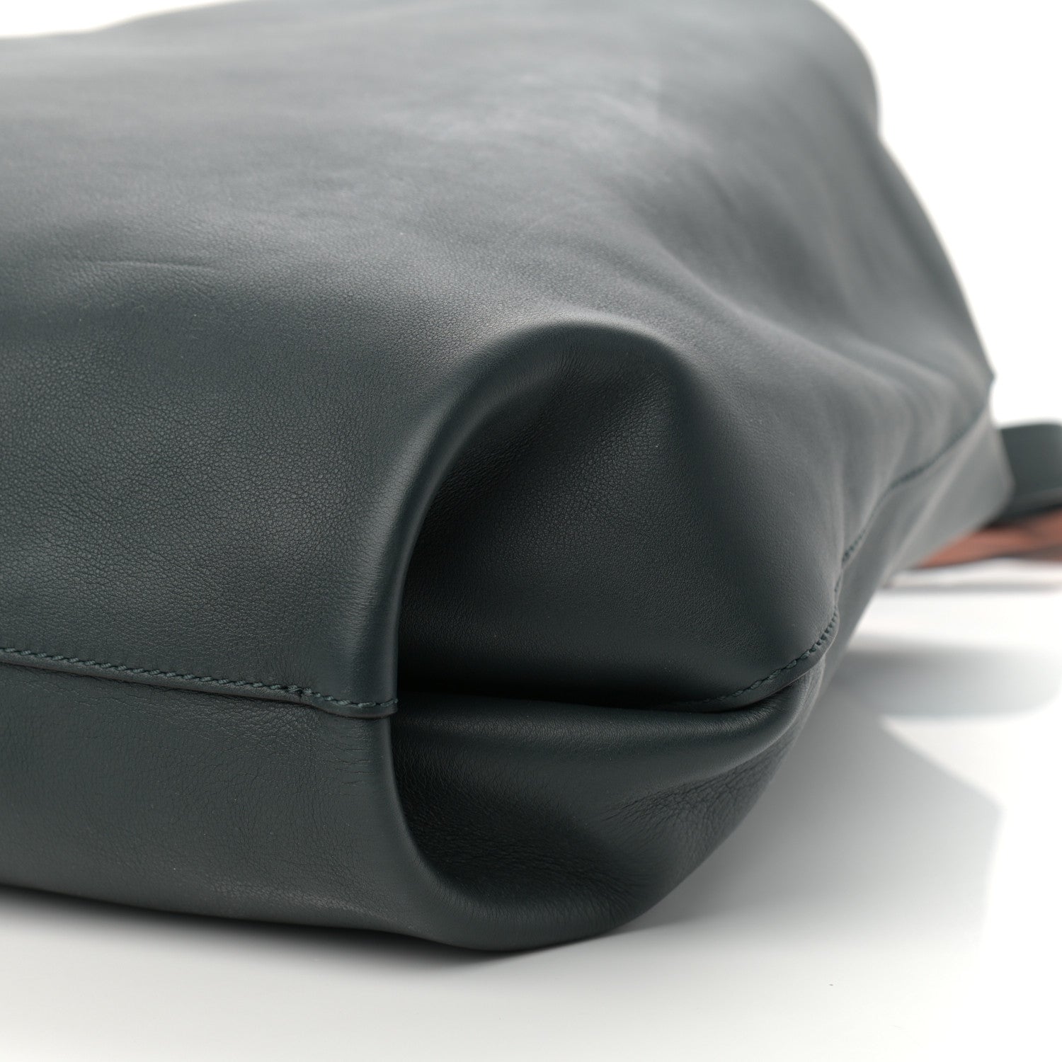 Burberry Calfskin Medium Grommet Hobo Dark Emerald 10 of 10