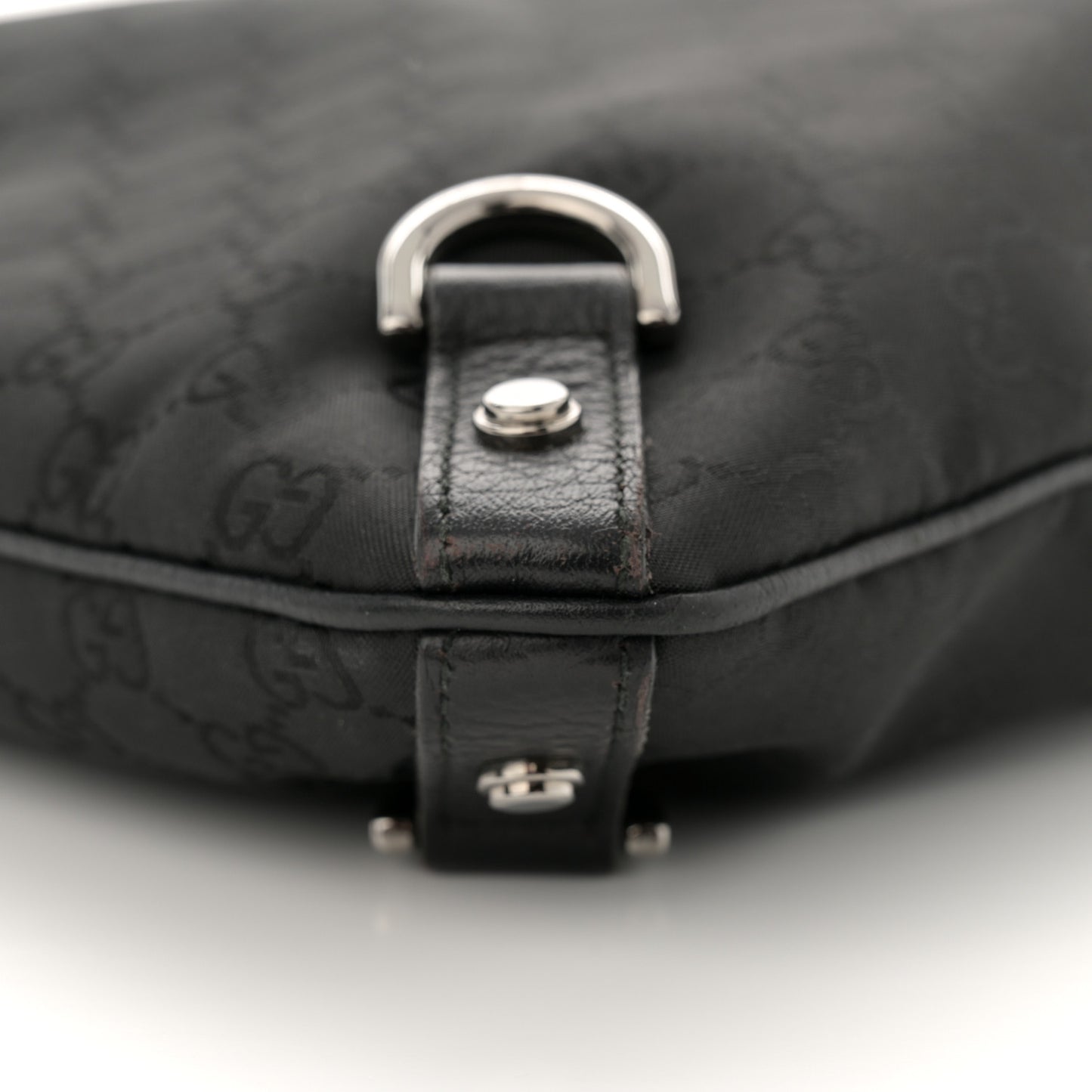 Monogram Abbey Messenger Bag Black