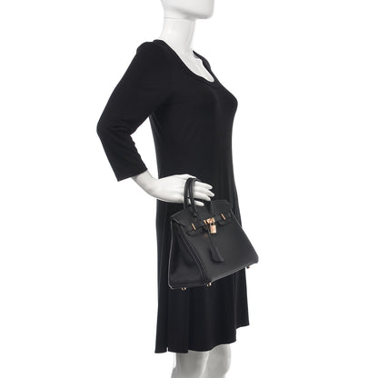 Hermes Togo Birkin 25 Black 2 of 37