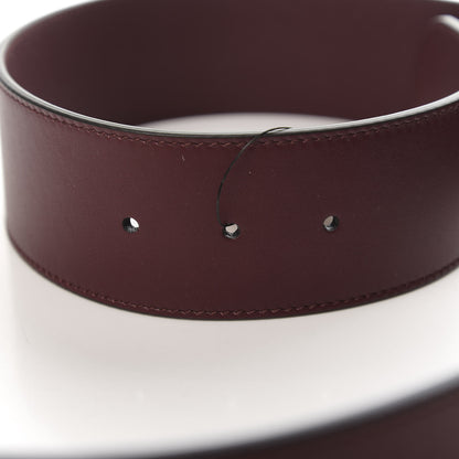 Gucci Calfskin Lizard Double G 50mm Belt 85 34 Vintage Bordeaux 4 of 5