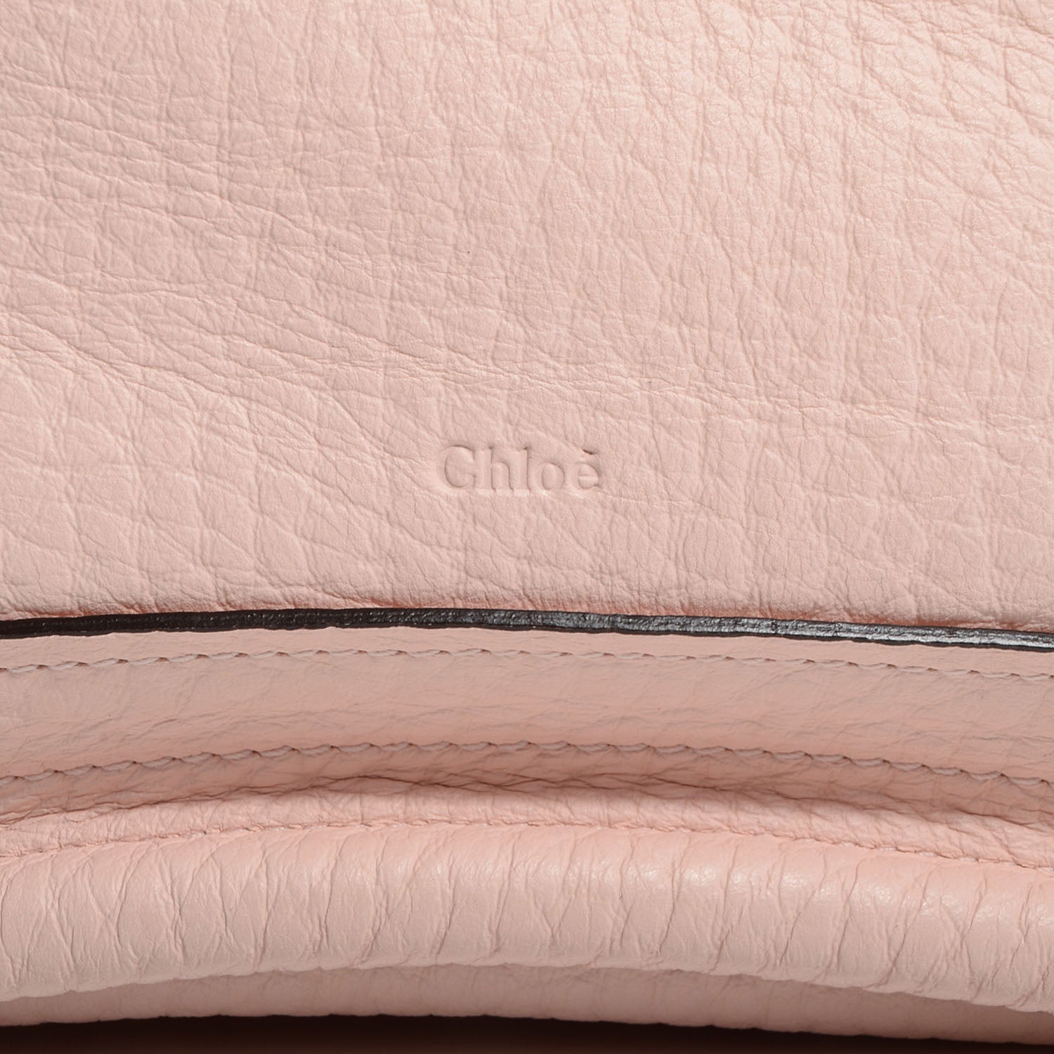 Chloe Pebbled Calfskin Medium Paraty Bliss Pink 9 of 9