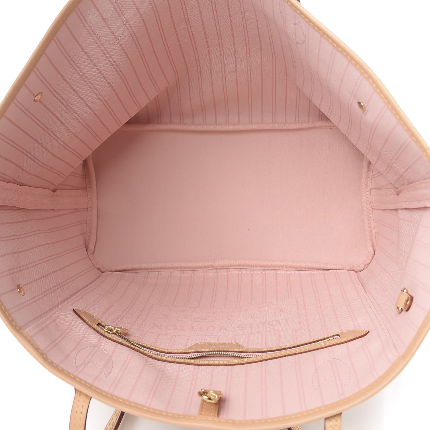 Louis Vuitton Damier Azur Neo Neverfull MM Rose Ballerine 5 of 10