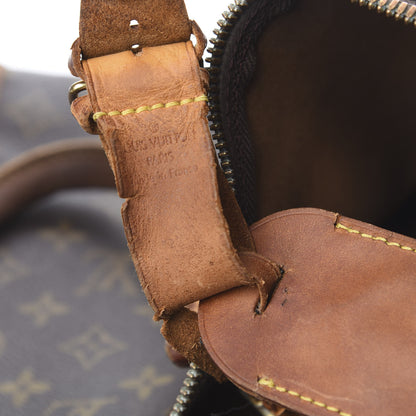 Louis Vuitton Monogram Keepall Bandouliere 55 12 of 17