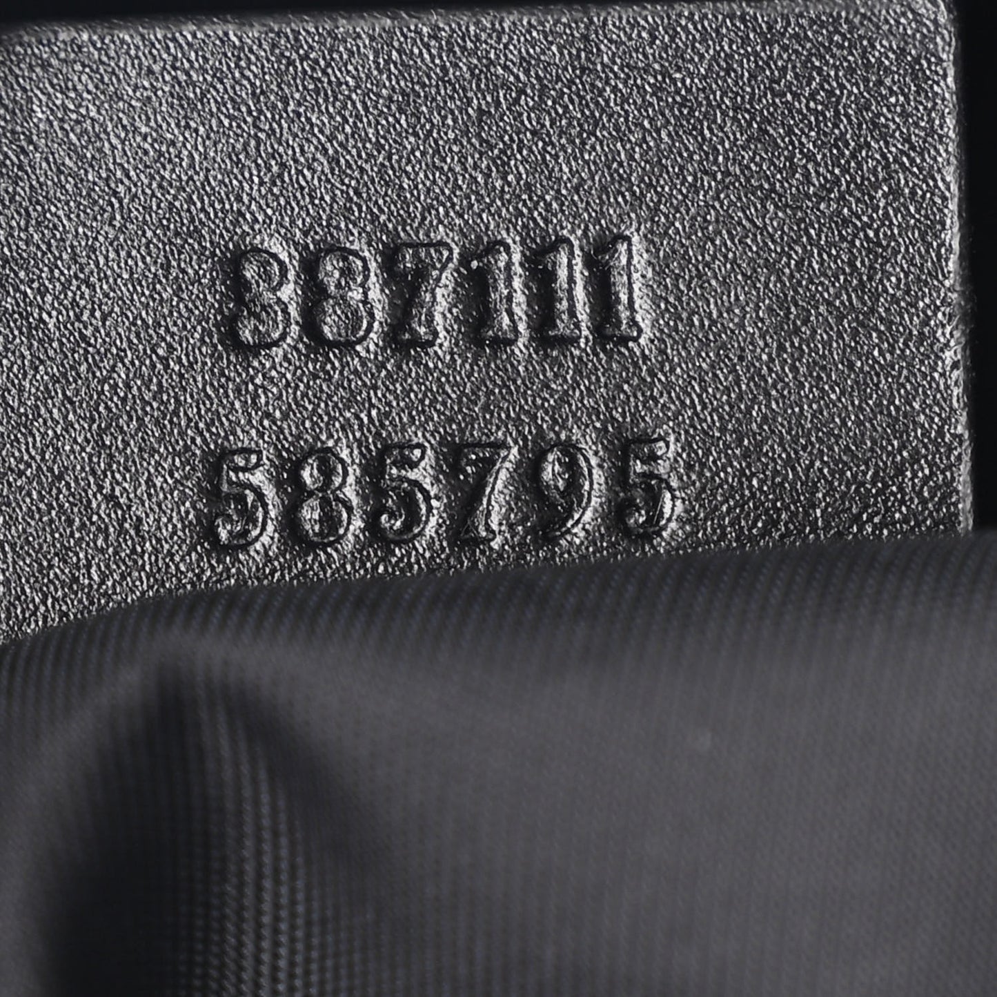 GG Supreme Monogram Web Messenger Bag Black