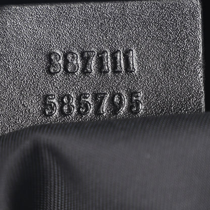 Gucci GG Supreme Monogram Web Messenger Bag Black 7 of 10