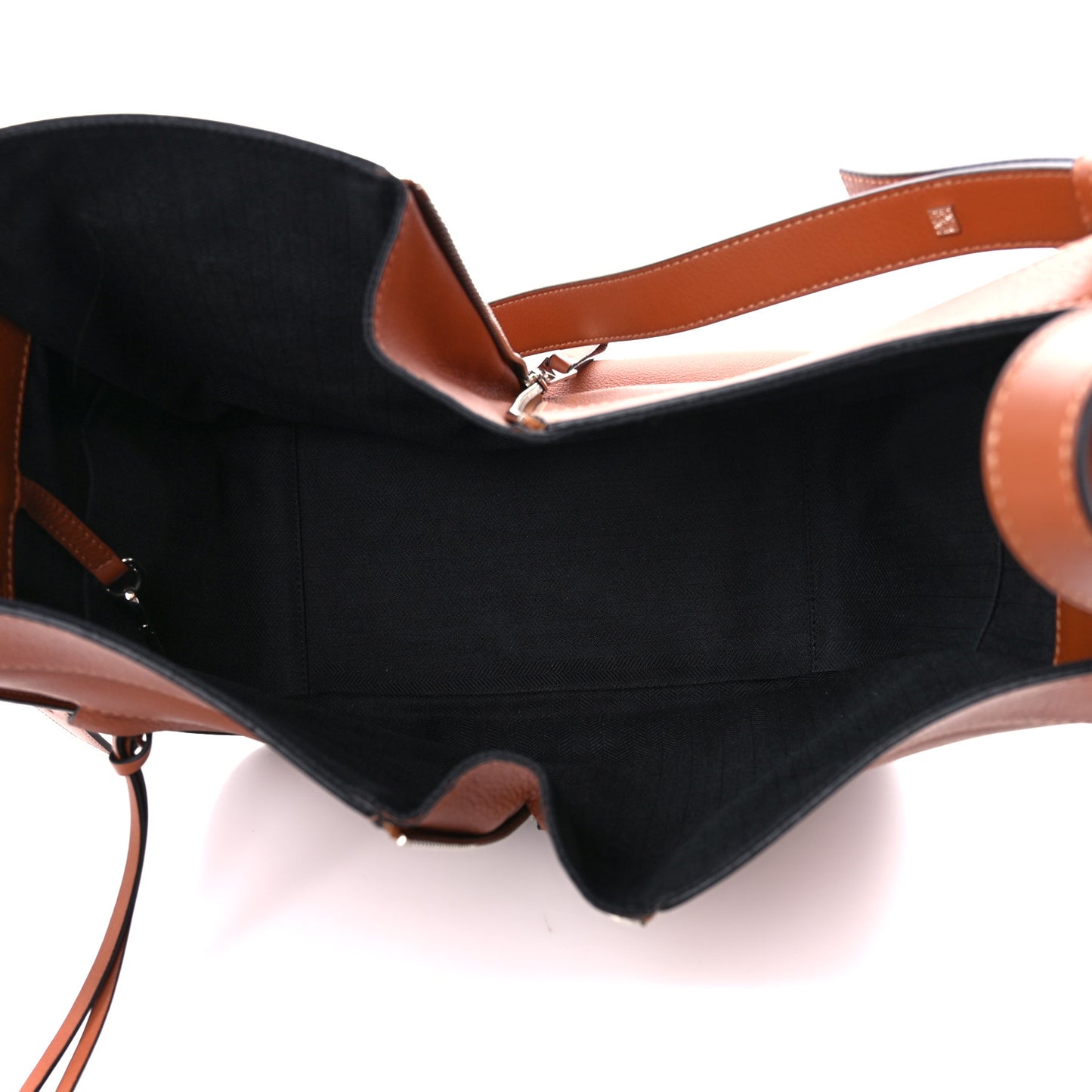 Calfskin Small Hammock Shoulder Bag Tan