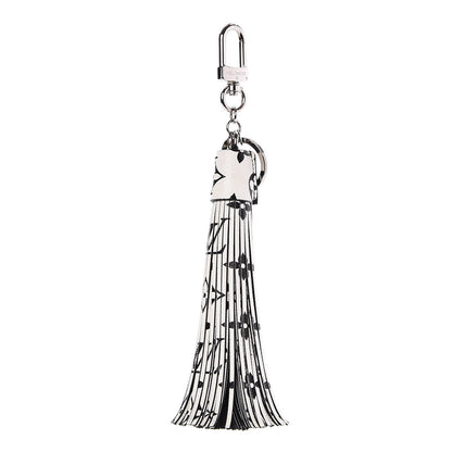 Louis Vuitton Monogram Tassel Bag Charm White 1 of 7