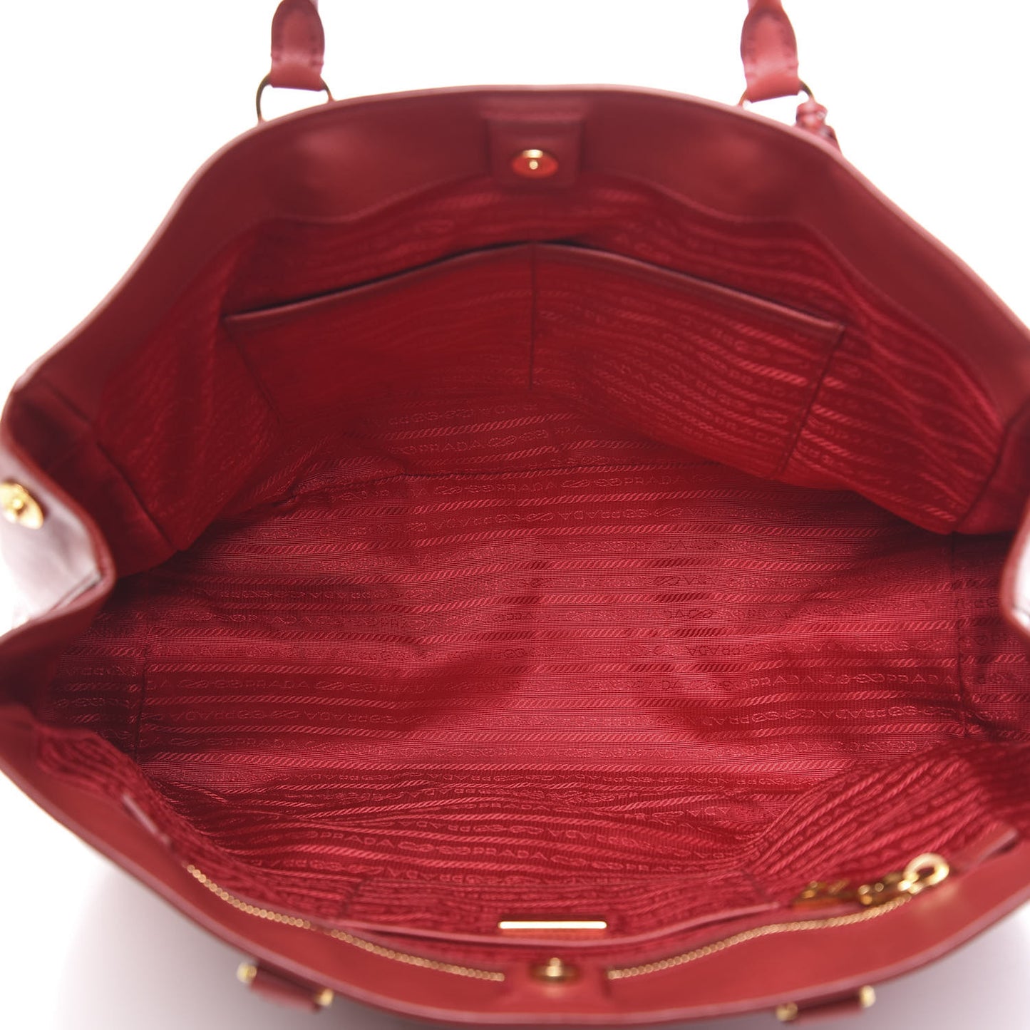 Saffiano Lux Large Tote Fuoco