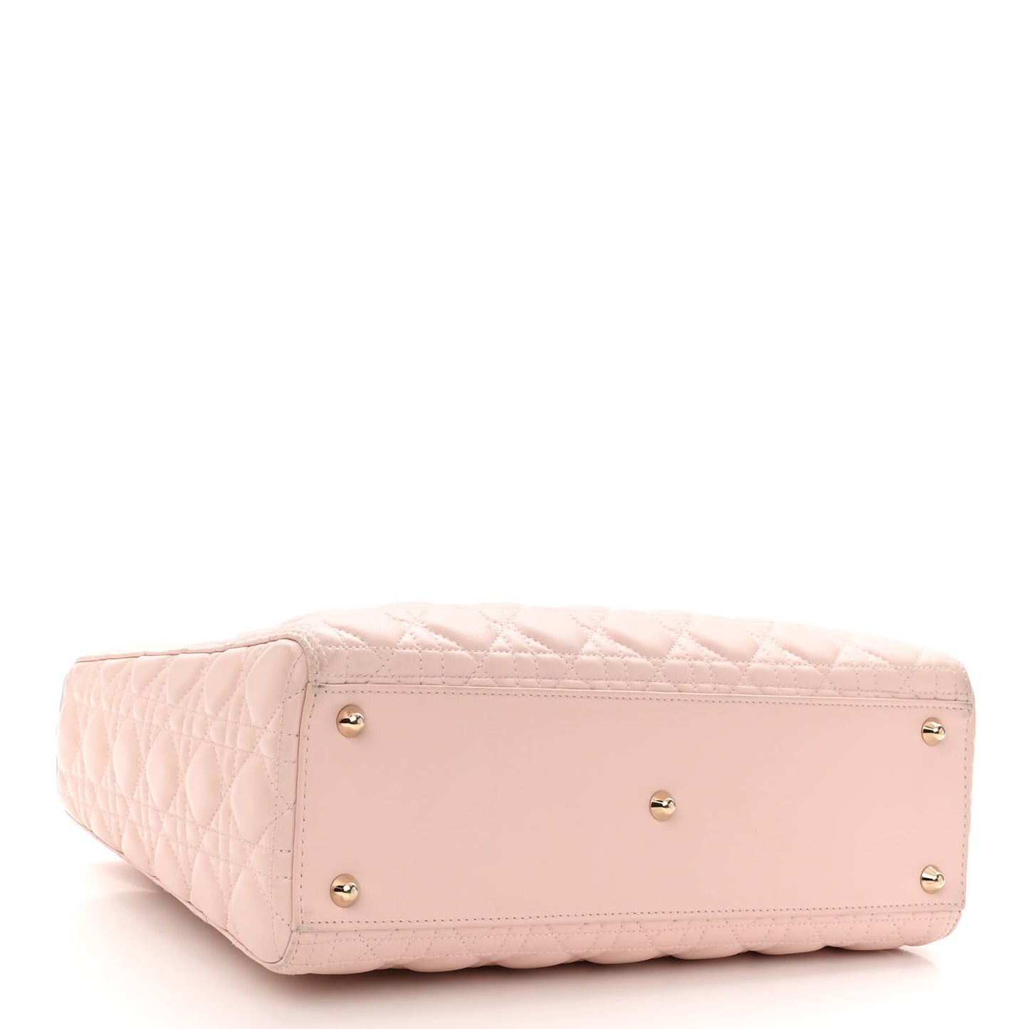 Lambskin Cannage Large Lady Dior Light Pink